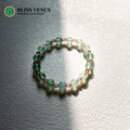 Love and interpersonal relationship red and green strawberry crystal beaded bracelet, 4mm-8mm beads, customizable size